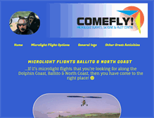 Tablet Screenshot of comefly.co.za